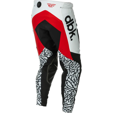 Pantalones Fly Racing Evolution DST DBK Black/White/Red