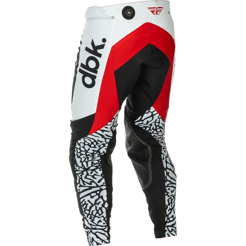 Pantalones Fly Racing Evolution DST DBK Black/White/Red