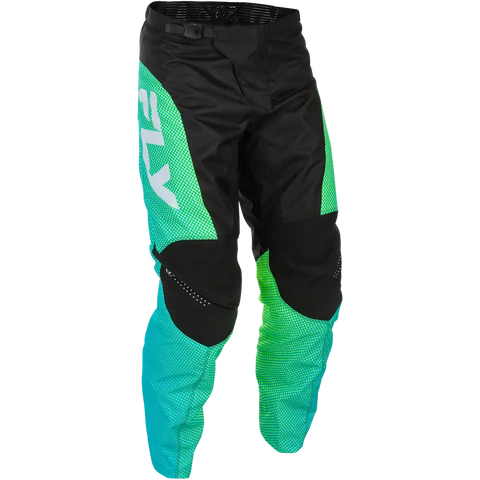 Pantalones Fly Racing F-16 Aqua/Black/White