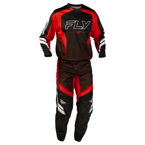 Pantalones Fly Racing F-16 Raze Black/Red/White