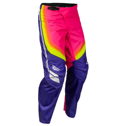 Pantalones Fly Racing F-16 Raze Purple/Red/Yellow