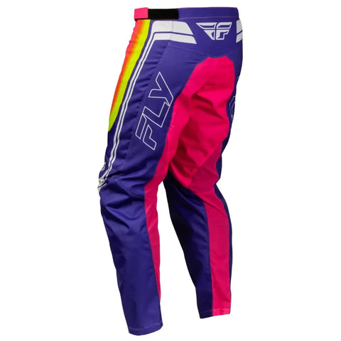 Pantalones Fly Racing F-16 Raze Purple/Red/Yellow