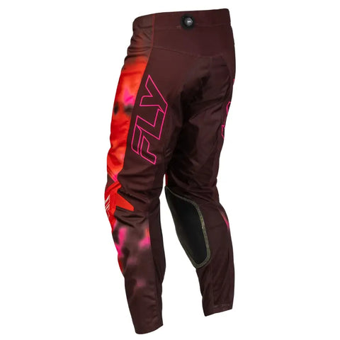 Pantalones Fly Racing Kinetic Blur Red/Maroon