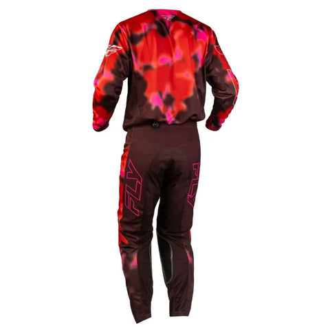 Pantalones Fly Racing Kinetic Blur Red/Maroon