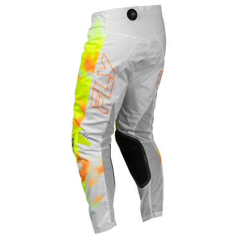 Pantalones Fly Racing Kinetic BlurWhite/Hi-Vis/Orange