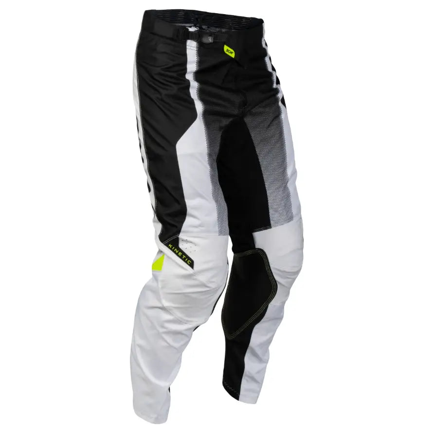 Pantalones Fly Racing Kinetic Fade White/Black/Hi-Vis
