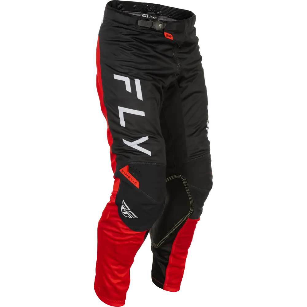 Pantalones Fly Racing Kinetic Mesh Center Black/White/Red