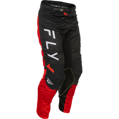 Pantalones Fly Racing Kinetic Mesh Center Black/White/Red