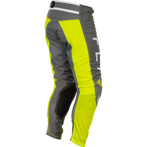 Pantalones Fly Racing Kinetic Mesh Center Grey/White/Hi-Vis