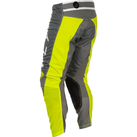 Pantalones Fly Racing Kinetic Mesh Center Grey/White/Hi-Vis