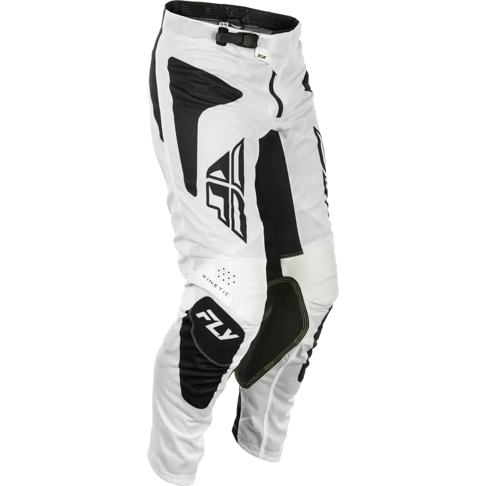 Pantalones Fly Racing Kinetic Mesh Sym White/Black