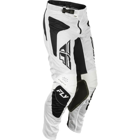 Pantalones Fly Racing Kinetic Mesh Sym White/Black