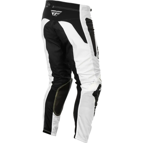 Pantalones Fly Racing Kinetic Mesh Sym White/Black