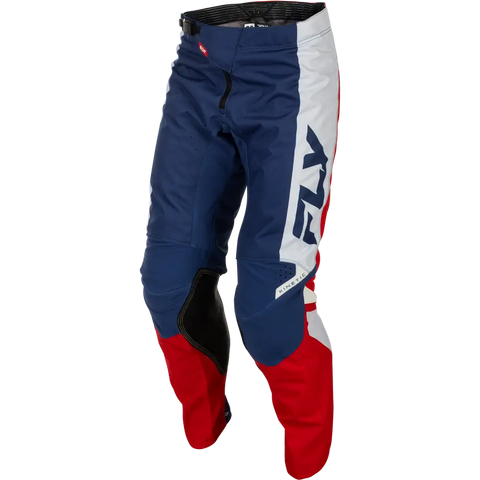 Pantalones Fly Racing Kinetic Red/White/Blue