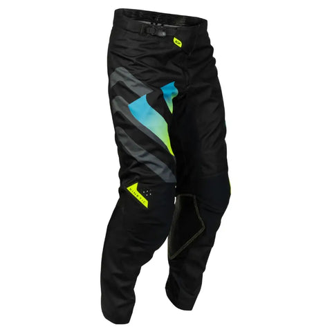 Pantalones Fly Racing Kinetic Volt Black/Grey/Teal/Yellow