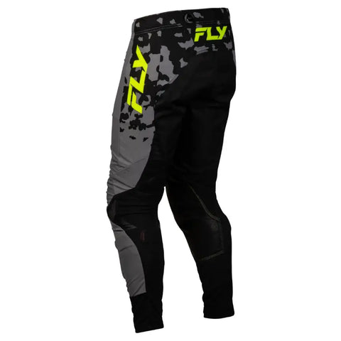 Pantalones Fly Racing Lite Flake Grey/Hi-Vis/Black