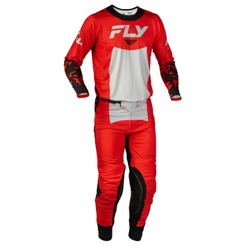 Pantalones Fly Racing Lite Flake Red/Grey/Black