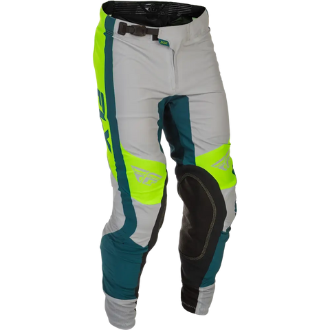 Pantalones Fly Racing Lite Grey/Lime/Teal