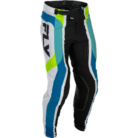 Pantalones Fly Racing Lite LE Current White/Lime/Blue