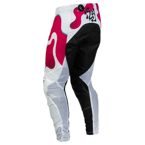 Pantalones Fly Racing Lite Vibe White/Pink/Blue