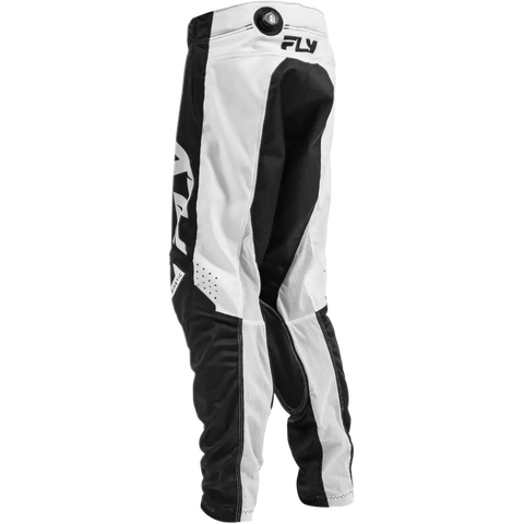 Pantalones Fly Racing Youth Kinetic Mesh Black/White