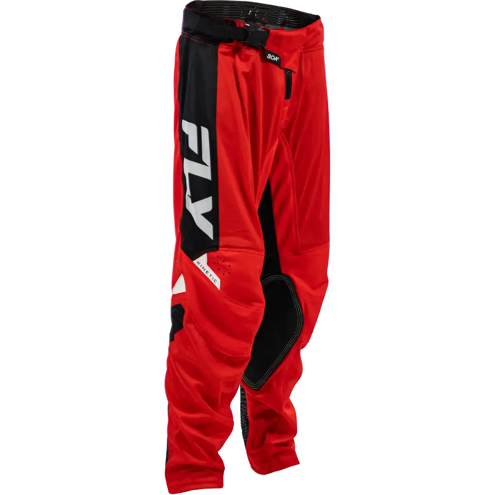 Pantalones Fly Racing Youth Kinetic Mesh Red/Black/White