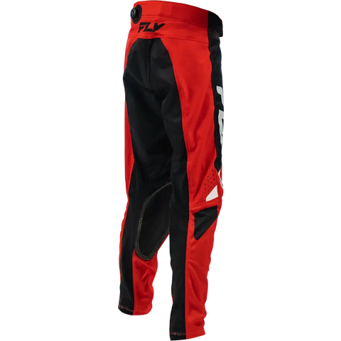 Pantalones Fly Racing Youth Kinetic Mesh Red/Black/White