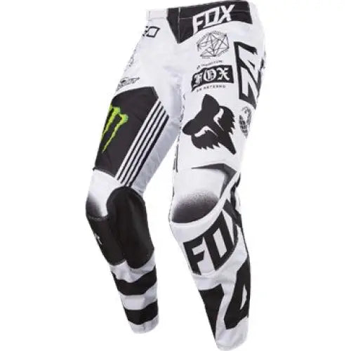 Pantalones Fox Racing 180 Monster Pro Circuit SE White/Black/Green