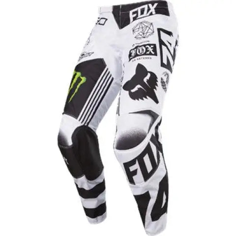 Pantalones Fox Racing 180 Monster Pro Circuit SE White/Black/Green