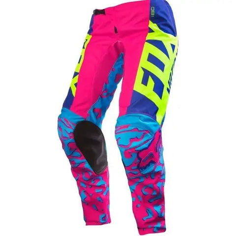 Pantalones Fox Racing 180 Mujer Blue/Pink/Yellow