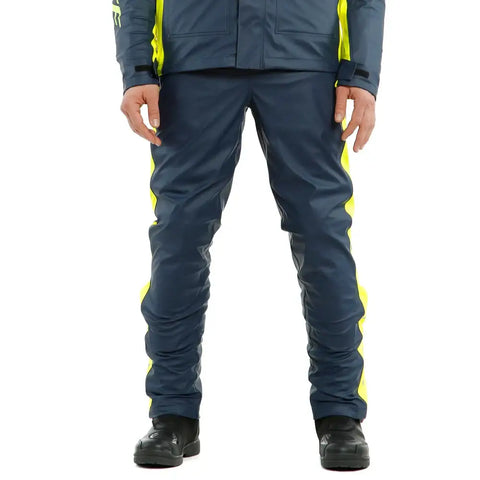 Pantalones Impermeables Dainese Storm 2 Unisex Black Iris/Fluo Yellow
