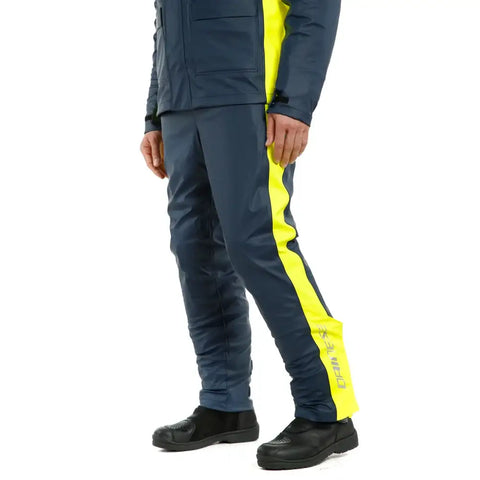 Pantalones Impermeables Dainese Storm 2 Unisex Black Iris/Fluo Yellow