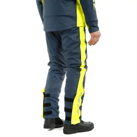 Pantalones Impermeables Dainese Storm 2 Unisex Black Iris/Fluo Yellow