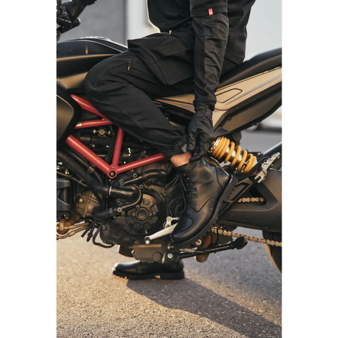 Pantalones Jeans de Moto Pando Moto Desert Cargo, Black