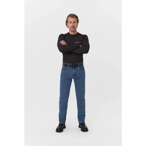 Pantalones Jeans de Moto Pando James Regular-Fit Cordura®, Blue