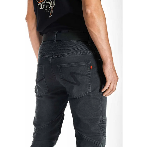 Pantalones Jeans de Moto Pando Moto Karl Devil 9, Black