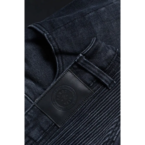 Pantalones Jeans de Moto Pando Moto Karl Devil 9, Black