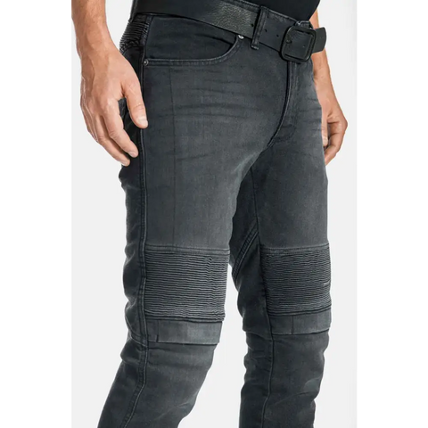 Pantalones Jeans de Moto Pando Moto Karl Devil 9, Black