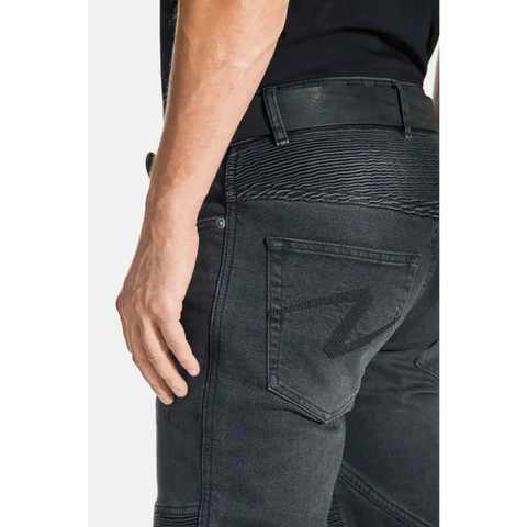 Pantalones Jeans de Moto Pando Moto Karl Devil 9, Black