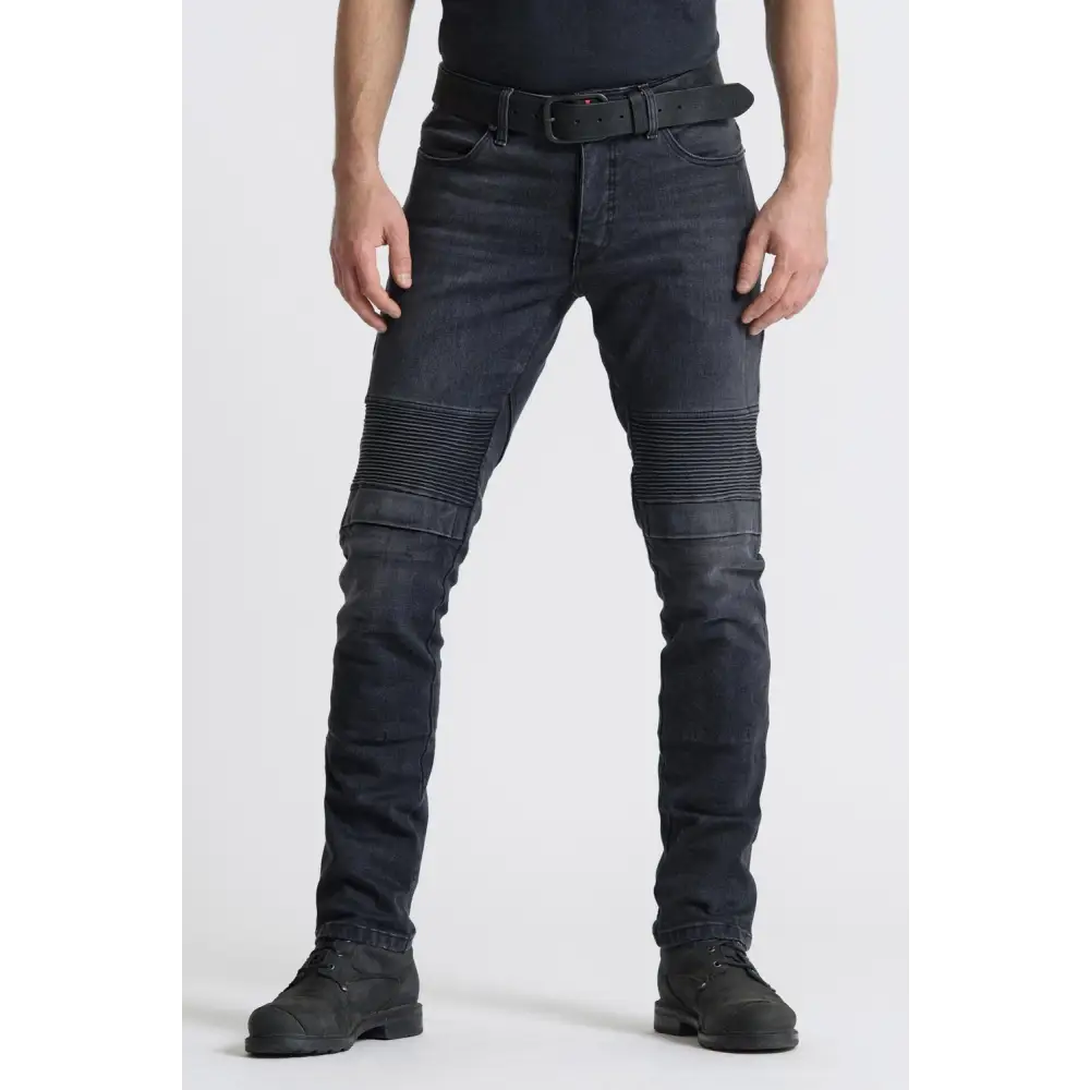 Pantalones Jeans de Moto Pando Moto Karl Devil 9, Black