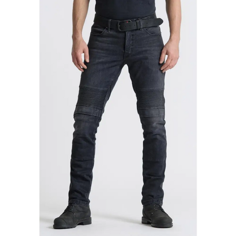 Pantalones Jeans de Moto Pando Moto Karl Devil 9, Black