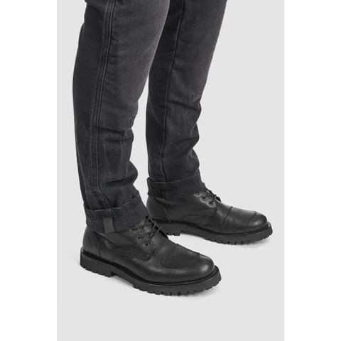 Pantalones Jeans de Moto Pando Moto Karl Devil AAA+, Black
