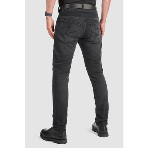 Pantalones Jeans de Moto Pando Moto Karl Devil AAA+, Black