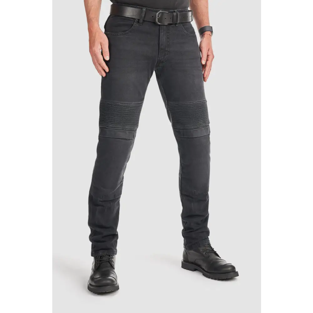 Pantalones Jeans de Moto Pando Moto Karl Devil AAA+, Black