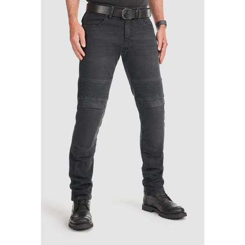 Pantalones Jeans de Moto Pando Moto Karl Devil AAA+, Black