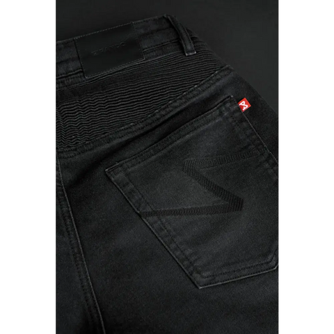 Pantalones Jeans de Moto Pando Moto Karl Devil AAA+, Black