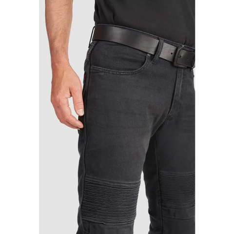 Pantalones Jeans de Moto Pando Moto Karl Devil AAA+, Black