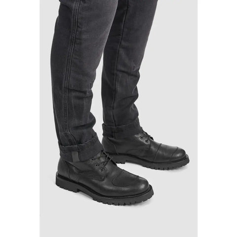 Pantalones Jeans de Moto Pando Moto Karl Devil AAA+, Black
