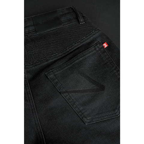 Pantalones Jeans de Moto Pando Moto Karl Devil AAA+, Black