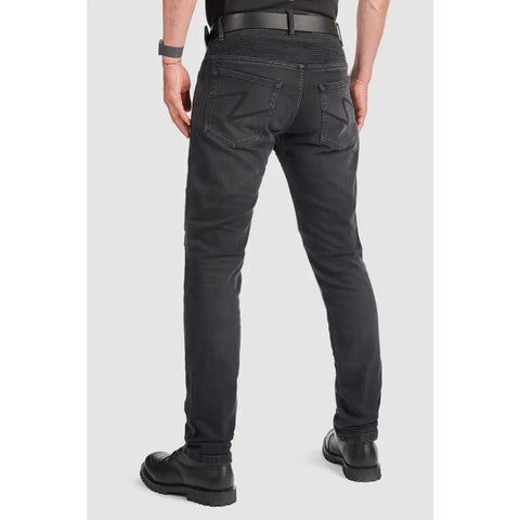 Pantalones Jeans de Moto Pando Moto Karl Devil AAA+, Black